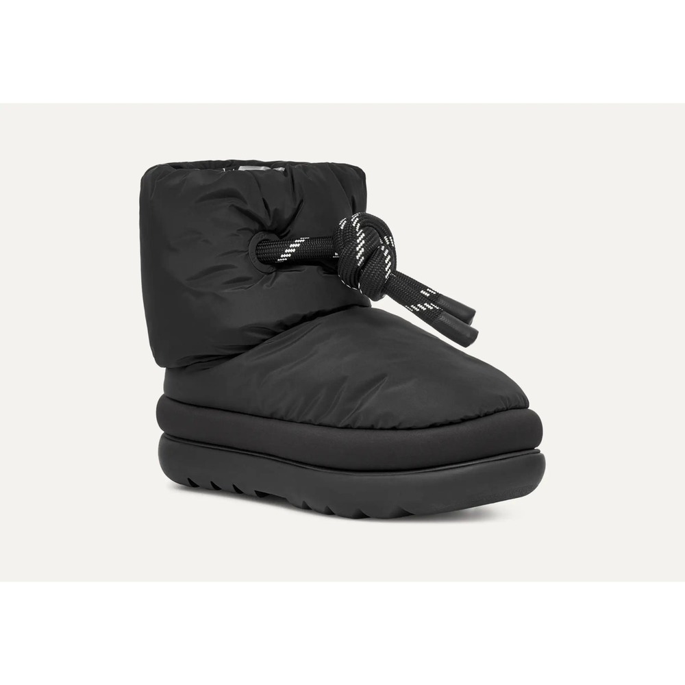 UGG Classic Maxi Short Black Puffer Boots Women's Size 5